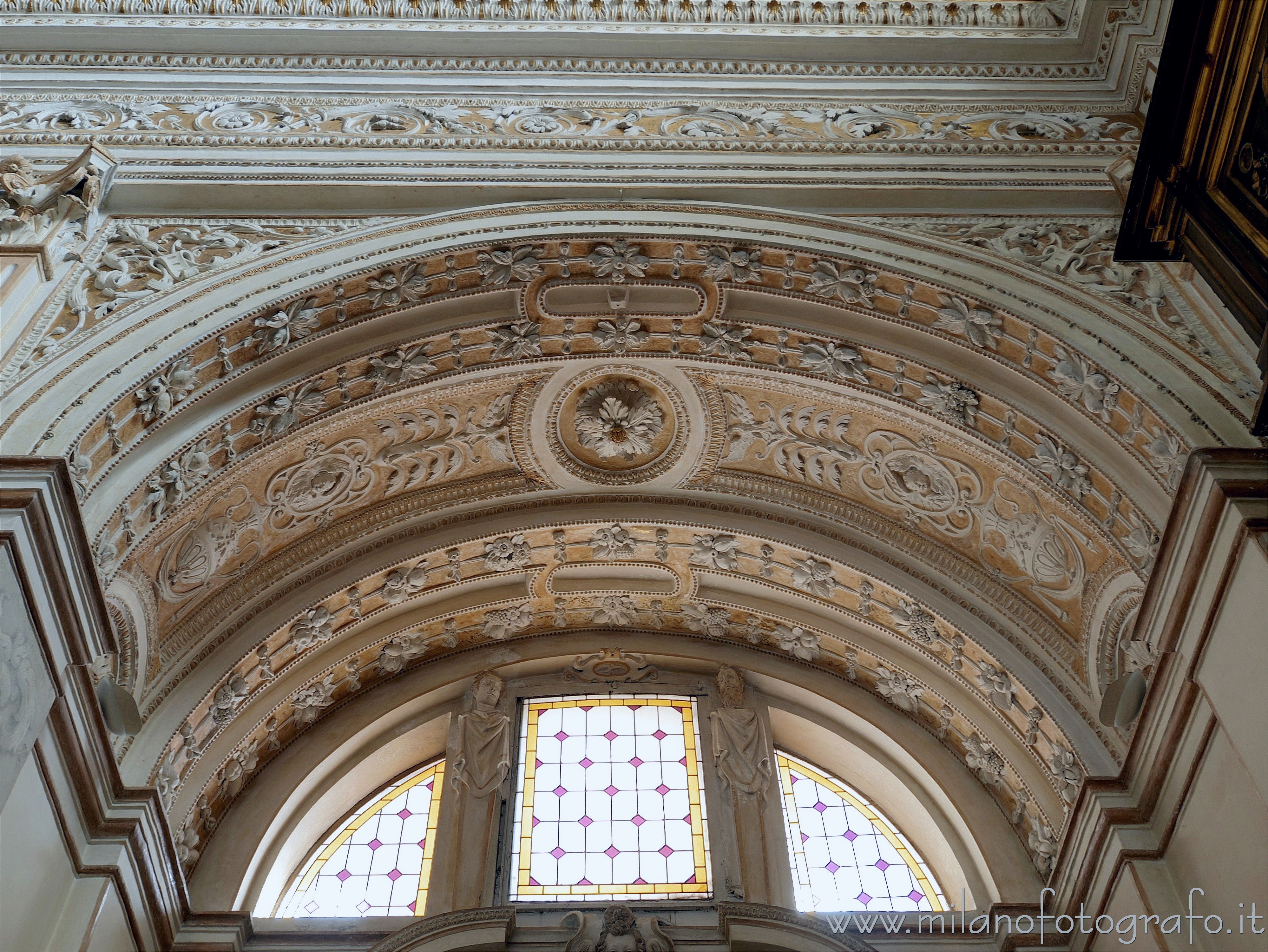 Milan (Italy) - Window in the Church of Saints Paul and Barnabas